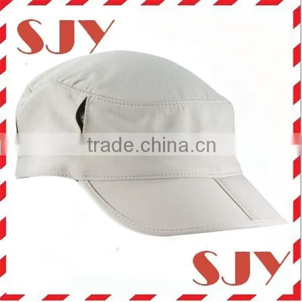 100%polyester dri fit flat top soft foldable baseball cap