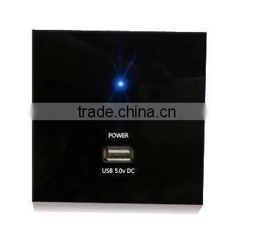 SMART USB CHARGER,DIGITAL USB CHARGER.GLASS PANEL USB CHARGER