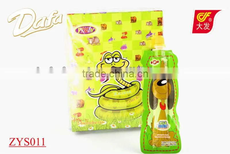 Dafa cartoon fruit toothpaste candy