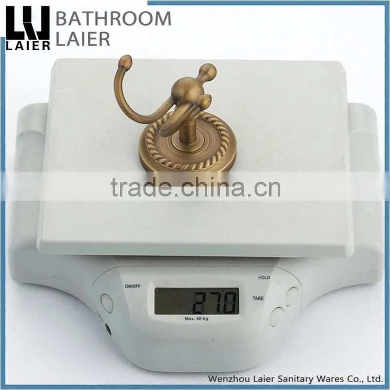 11535 hot selling 2016 american style antique hotel equipments robe hook