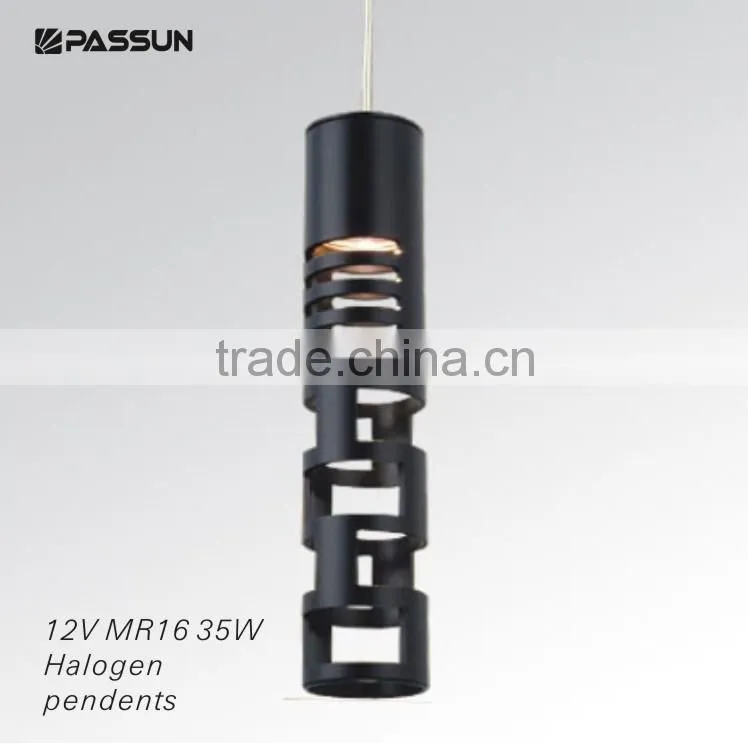 silver and black pendent light pop pendent light