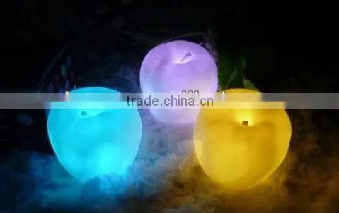 LED night light, colorful apple night light