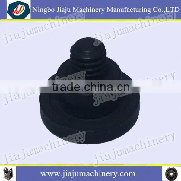 slotted black steel T bolt screw