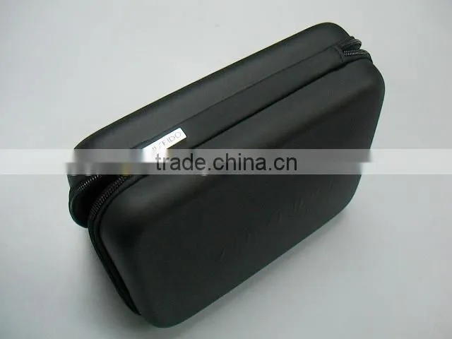 GC- Black Hard metal puller waterProof Storage eva travel bags for electronics