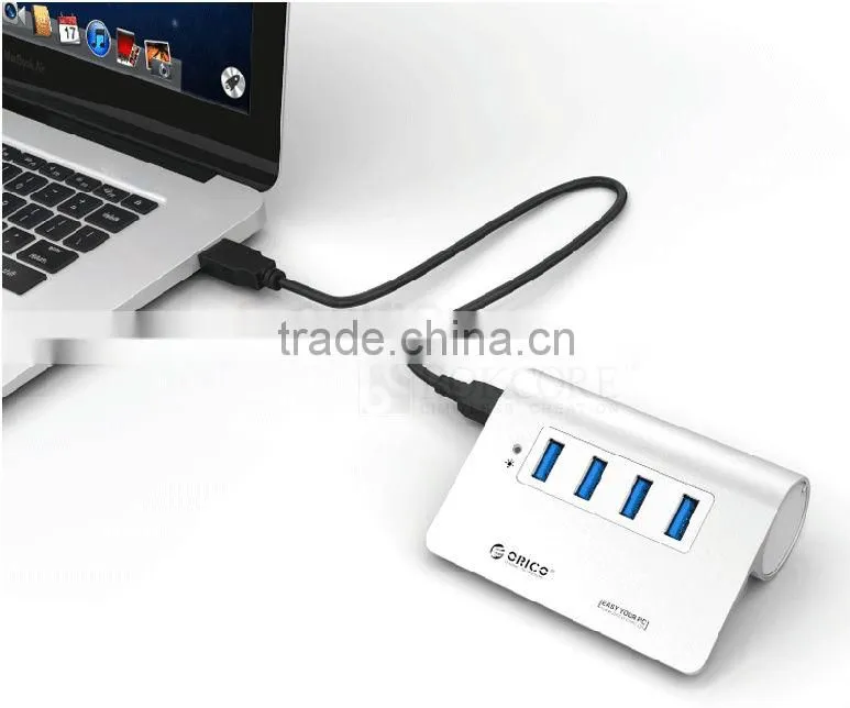 4 Ports Aluminum USB3.0 HUB for MacBook