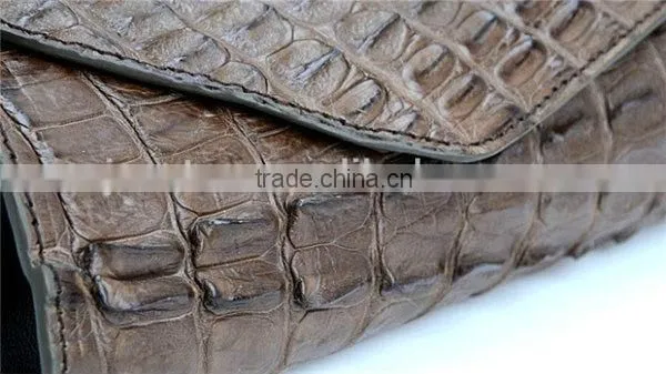 Ladies Party Genuine Leather Clutch Purse Crocodile Skin Handbags chinese clutch bag