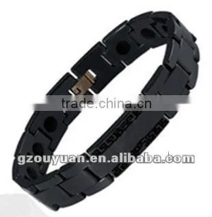Custom design simple style very popular black ceramic bracelet