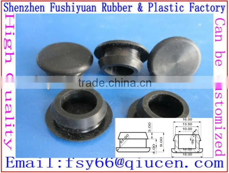 1/2" rubber tips Conical silicone rubber plug silicone plug rubber plug