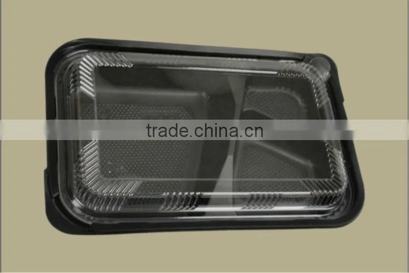 High quality 3 compartment bento lunch box containers
