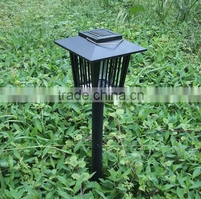 Square solar mosquito lamp, solar lawn lamp 2 leds