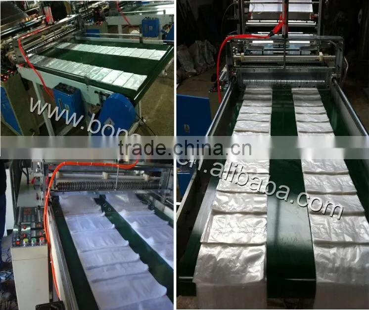 Computer control Handle bag making machine