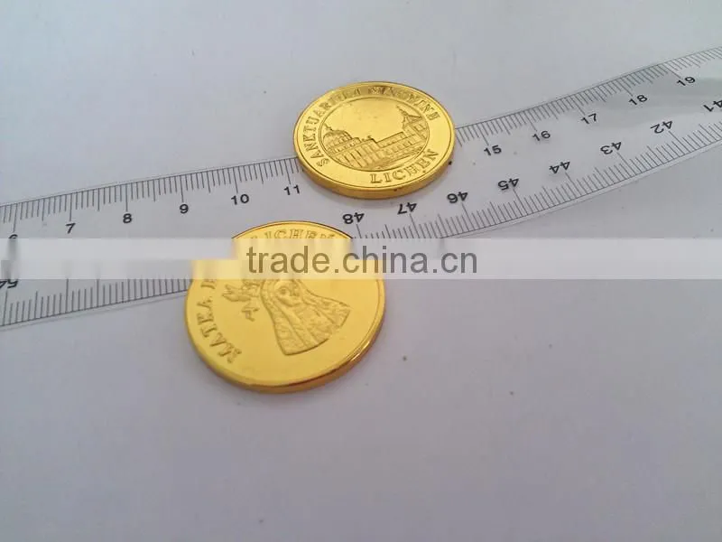 Manufactory production custom gold and silver metal coins