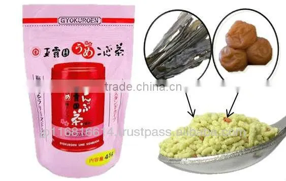 "Ume-konbucha" 45g unique traditional high quarity drink powder also used as various cuisines