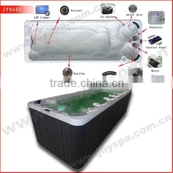 CE Certification China FACTORY Counter Current Massage Jet Exercise and Spa Swimming Pool JY8602