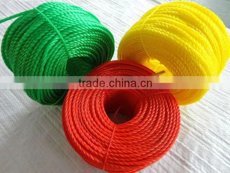 4 strands braided Polyethylene rope