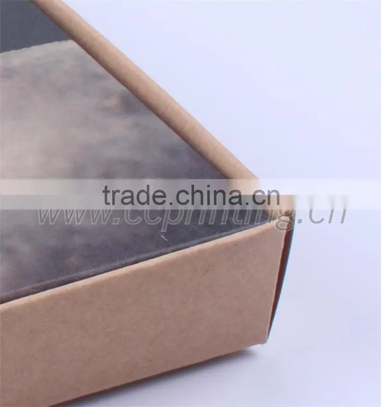 2016 manufacture brown kraft paper food box