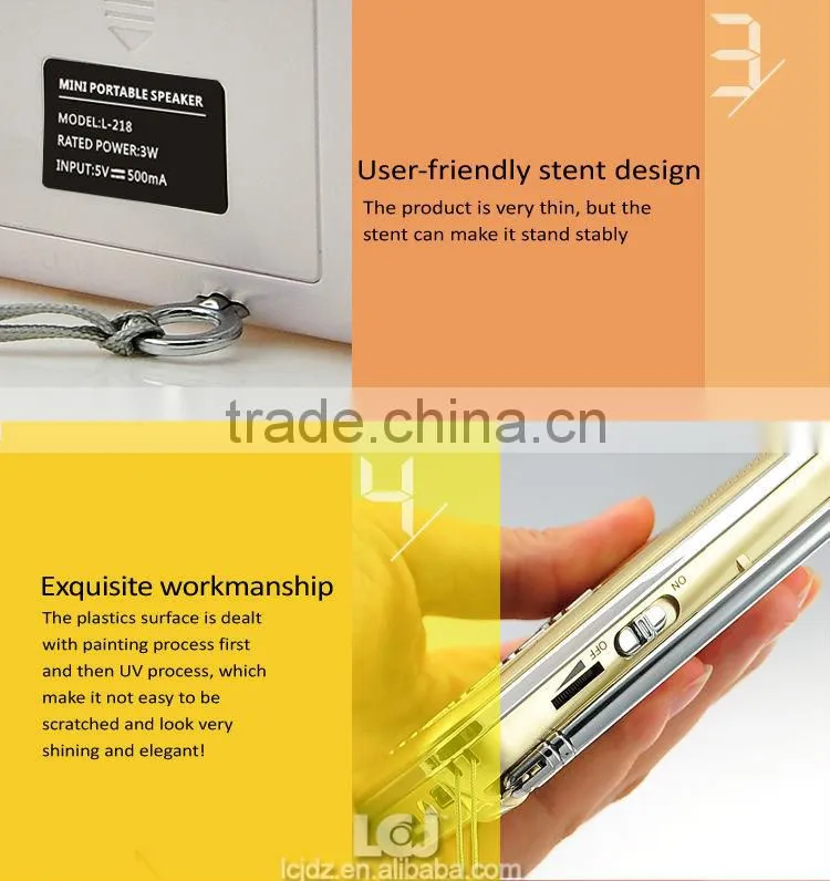 L-218 manual for mini digital speaker,fm radio mini digital speaker