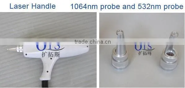 QTS Q Switched Nd Yag laser 1064 nm remove black and blue tattoo