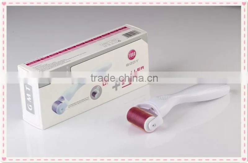 Microneedle Body Derma Roller With Replaceable Roller Head