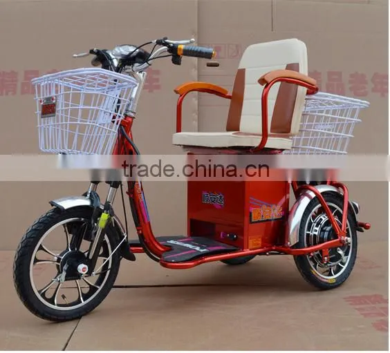 adult 3 wheel electric bicycle /electric three wheel bicycle 48V