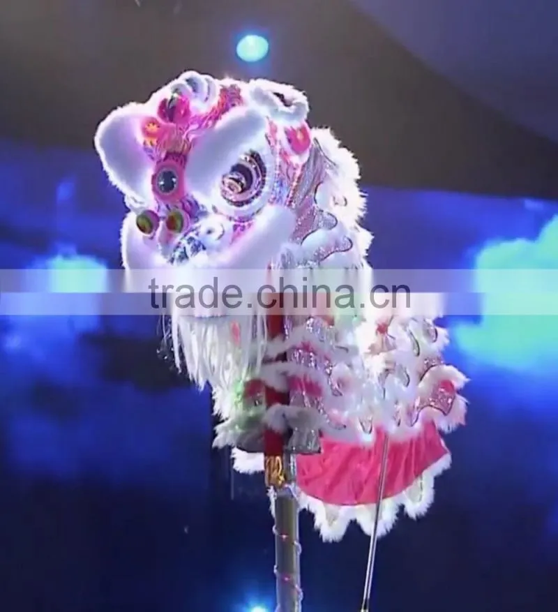wholesale battery control LED red lion dancing costume