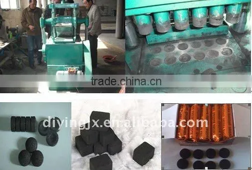 Stick charcoal briquette machine