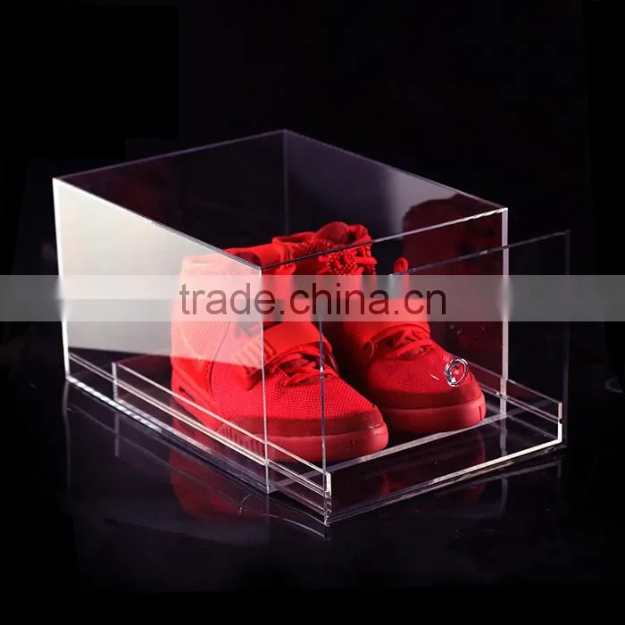 2013 hot acrylic clear shoe box drawer/clear acrylic clear shoe box drawer/transparent acrylic clear shoe box drawer