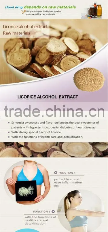 licorice alcohol extract for food addictive, extract for drugs