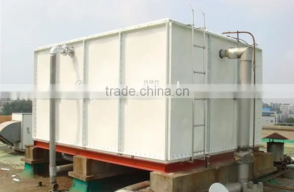 Environmental combined GRP sectional water tank for water filter