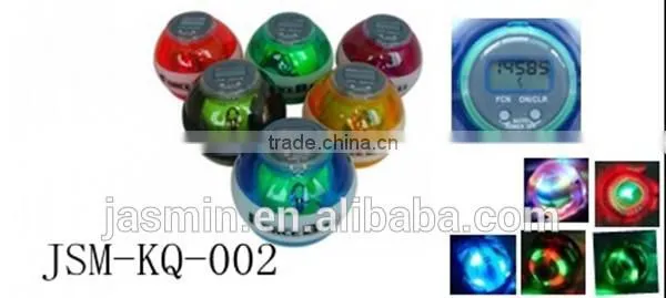 Electronic wrist ball with counter