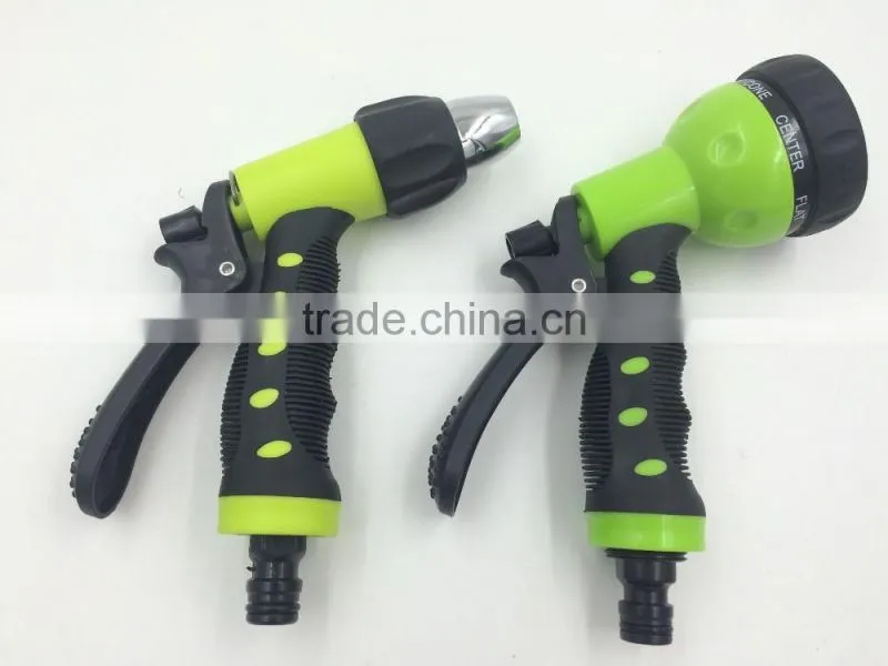 2017 Promotion Garden Plastic Water Spray Nozzel Gun Set