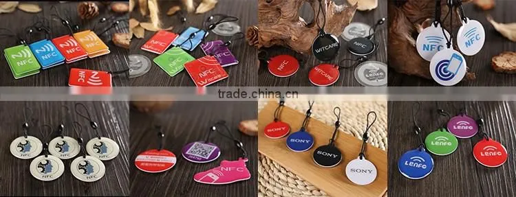 High quality epoxy NFC tag with Ntag203, 213, 216 chip