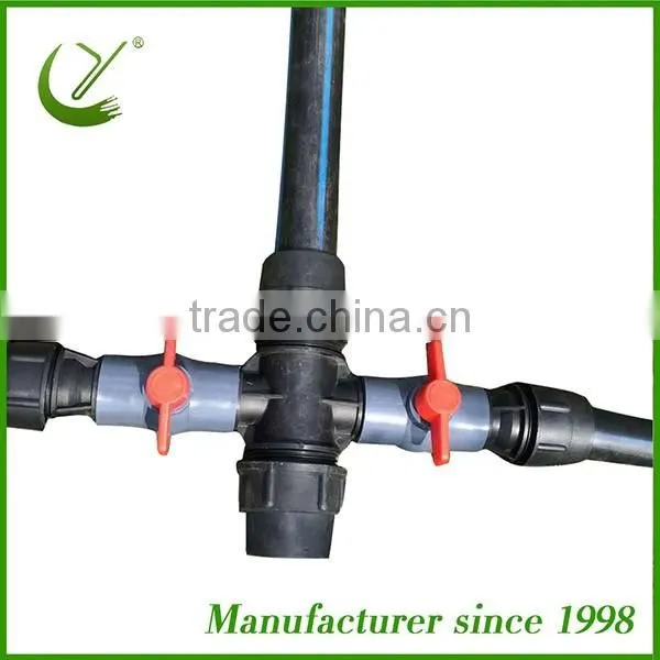 Factory selling PP Compression Fittings Tee, Elbow,Coupler,etc for Irrigation