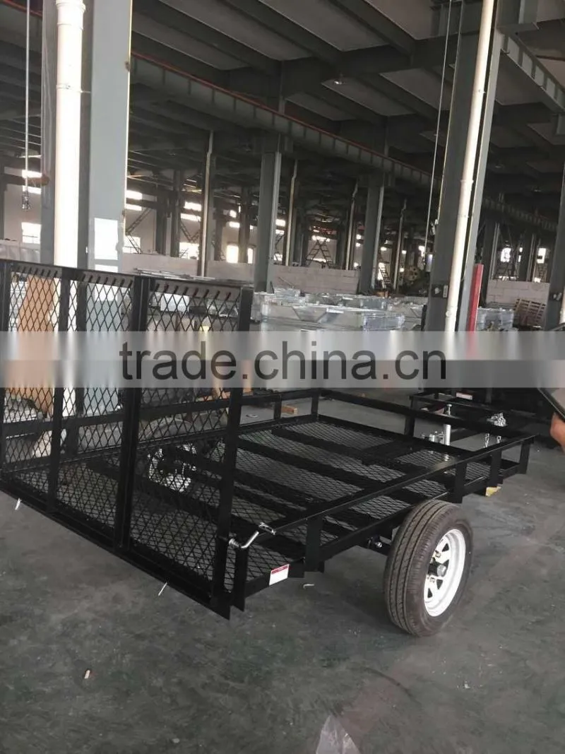 10x5 high quality power coated Landscape ATV trailers for sales