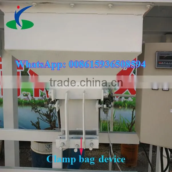 China Semi-auto packing machine for biomass feed pellet low price