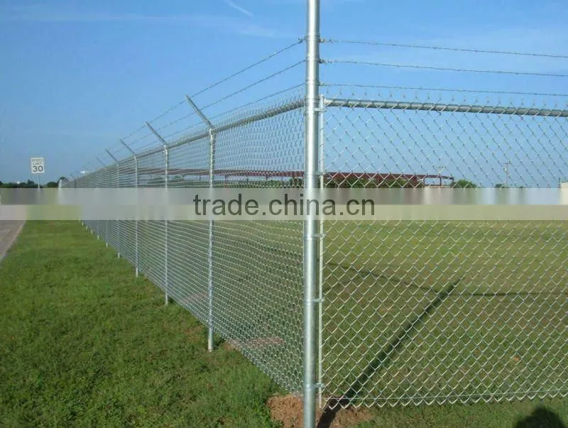 9 gauge chain link fence
