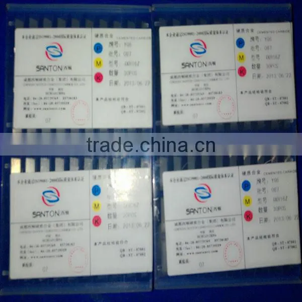 Cemented Carbide indexable milling cnc tools distributors