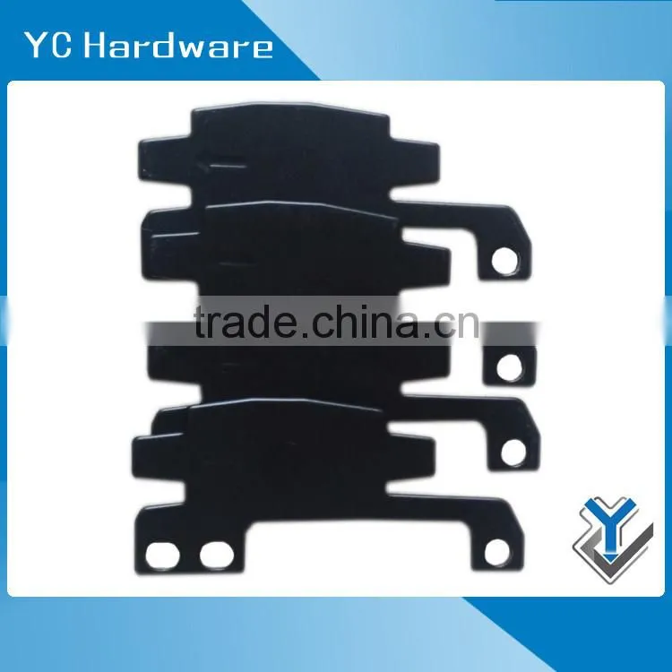 powder-coated carbon steel 3 hole bracket