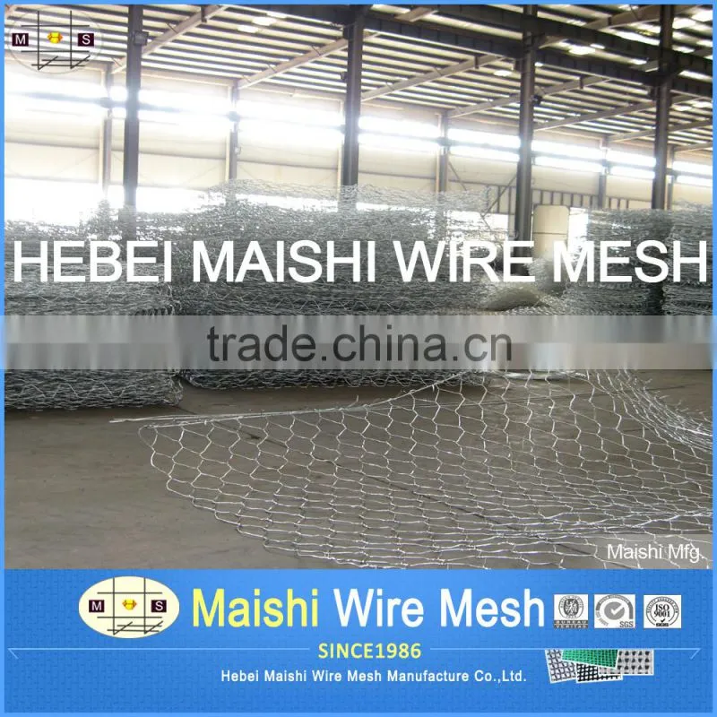 (real factory )Galvanized hexagonal wire netting with ISO9001 system