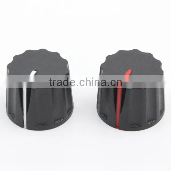 plastic amp volume switch fluted knob
