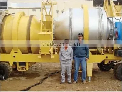 mini mobile asphalt machine SLB8 asphalt plant machine