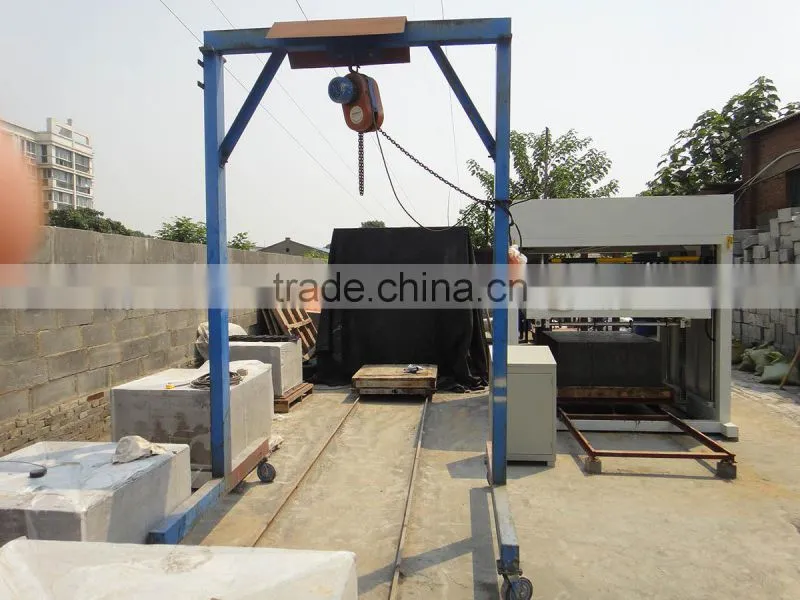 Full Automatic High effective foam concrete block cutting machine