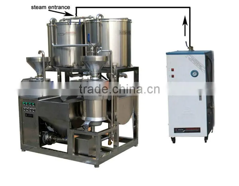 TG-150 soybean curd making machines soaking grinding seperating cooking milk machine