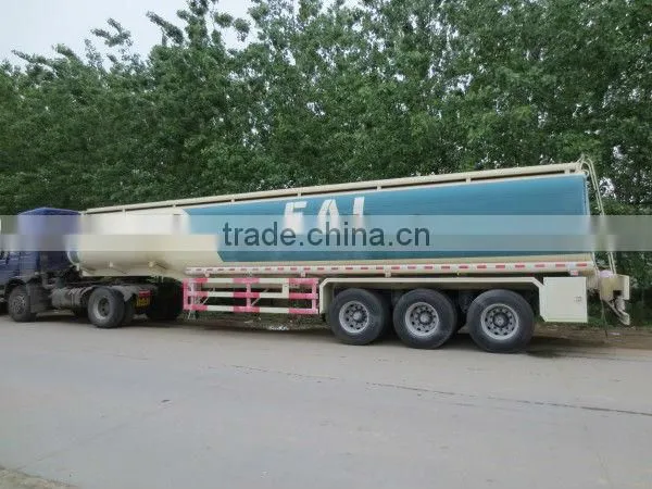 3 Axles 44000Liters Oil Delivery Semi Trailer for Sale with HOWO 420HP Tractor