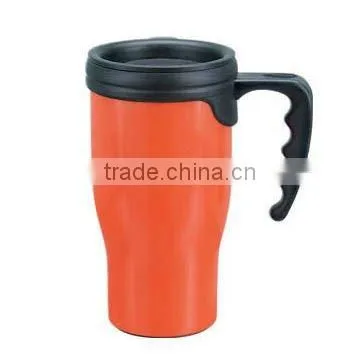 ZZAM-142 plastic cup with straw thermo mug stainless steel ss auto vacuum flask with lid