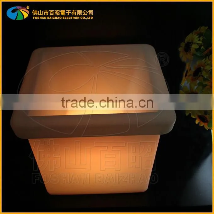 Functional LED club furniture ice pail with remote control