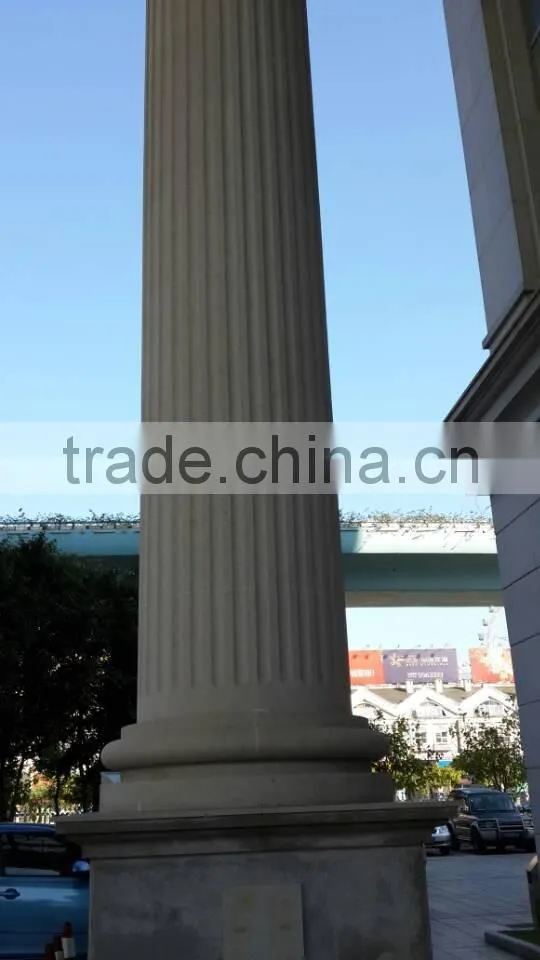 Natual granite ledge stone column