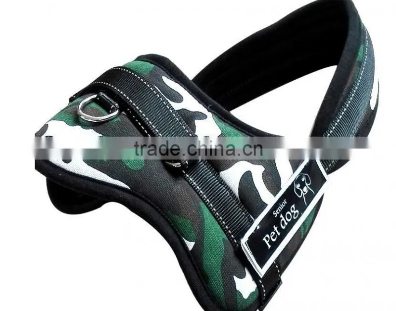 CY113 High quality adjustable pet harness vest breathable dog training harness