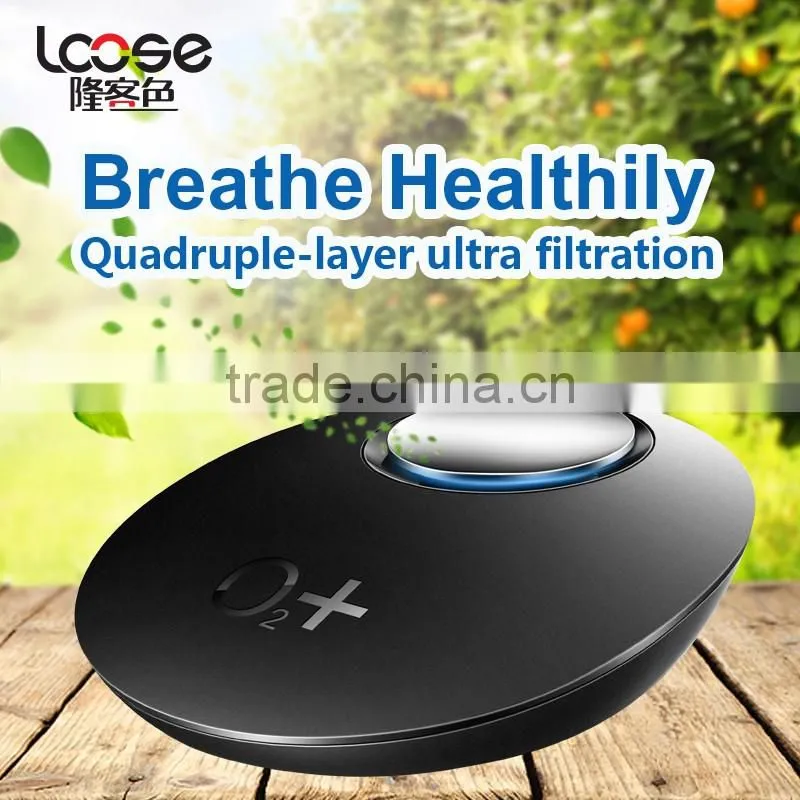 Portable O2+ mini auto car use air purifier high quality car air purifier clearner