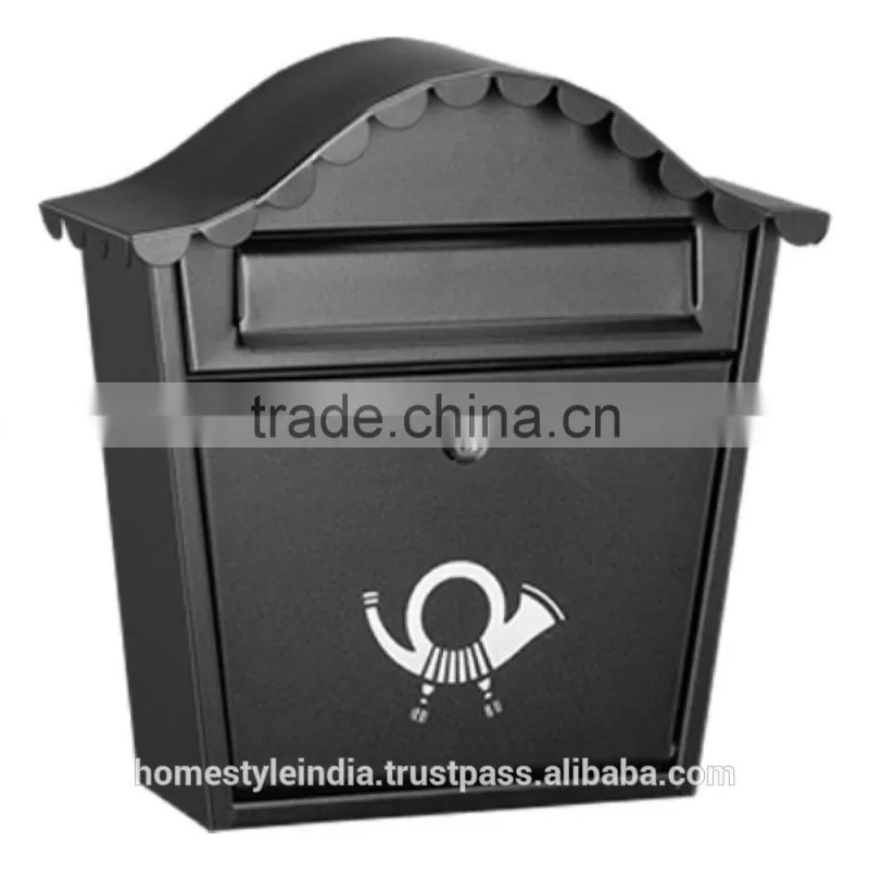 Very Beautiful Green Finish Letter Box, New design and shape High Quality Letter Box